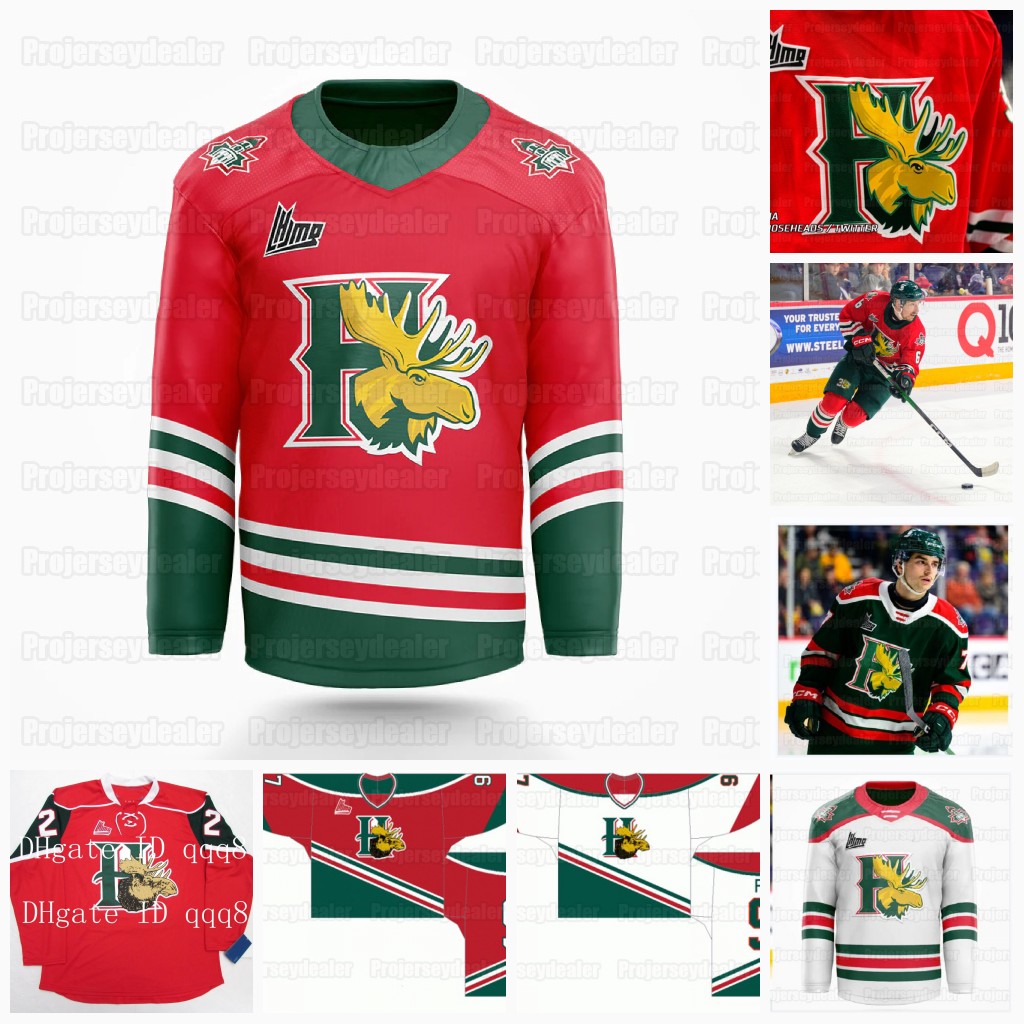 QMJHL Halifax Mooseheads 2024 Jerseys Dumais Mathieu Cataford Markus Vidicek Brady Schultz Brody Fournier Jake Furlong Lou Levesque David Moravec Logan Crosby