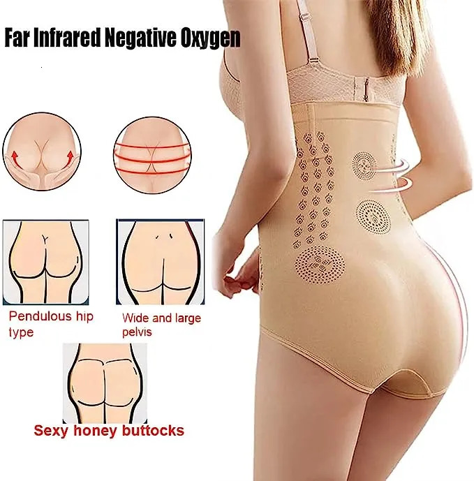 Women's Shapers Unique Fiber Restoration Shaper Tummy Control Shapewear Thigh Slimming Waist Trainer Underwear For Women Bodyshaper Panties 23121