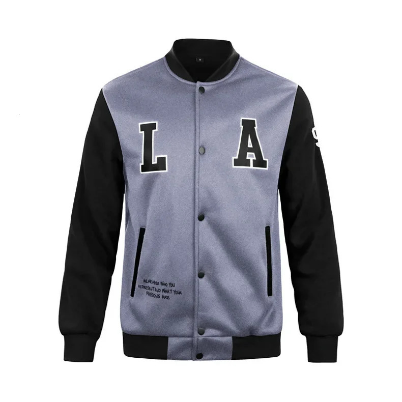 Men's Jackets Autumn Leisure Sports Couple Suit Personalized Letter Stand-up Collar Cardigan Coats Winter Embroidered Baseball Jacket for Men 231