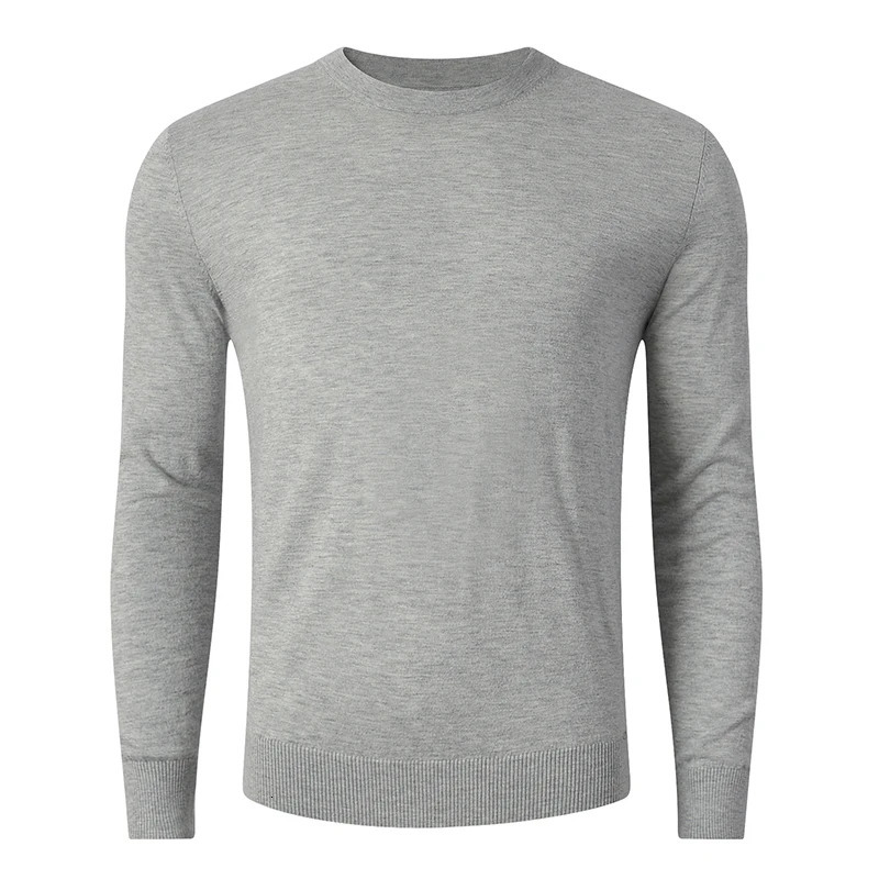 Men's Sweaters Men's Lightweight Merino Wool Crewneck Sweater Underwear T Shirt -Warm Winter Man Clothes Tops Sweaters 231212