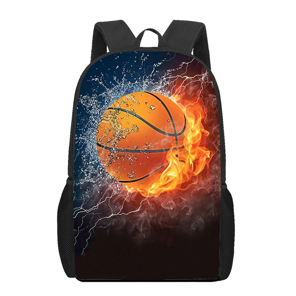 Outdoor Bags Cool Basketball School Backpack for Girls Boys Print Kids Backpacks Women Men Student's Book Bag Teenager Children School Bags 23121