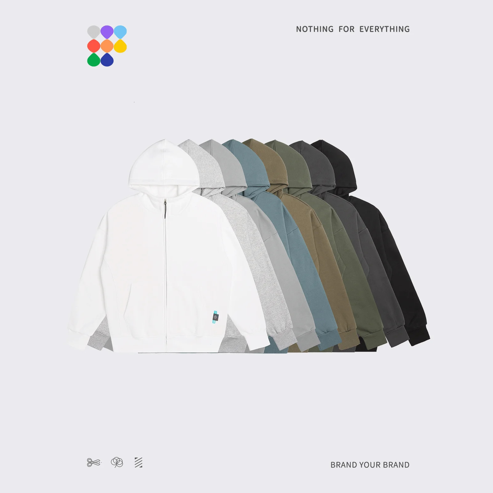 Men's Hoodies Sweatshirts INFLATION Casual Zip Up Hoodies Men Winter Thick Fleece Sweat Jacket Unisex Matching Hooded Sweatshirt Couple 231212