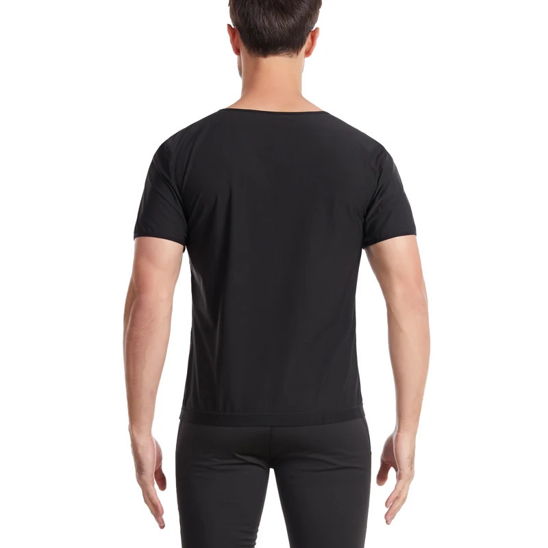 Men's Thermal Underwear Mens Sauna Suit Heat Trapping Shapewear Sweat Body Shaper Shirt Slimmer Pants Compression Top Fitness Leggings Sets 23121