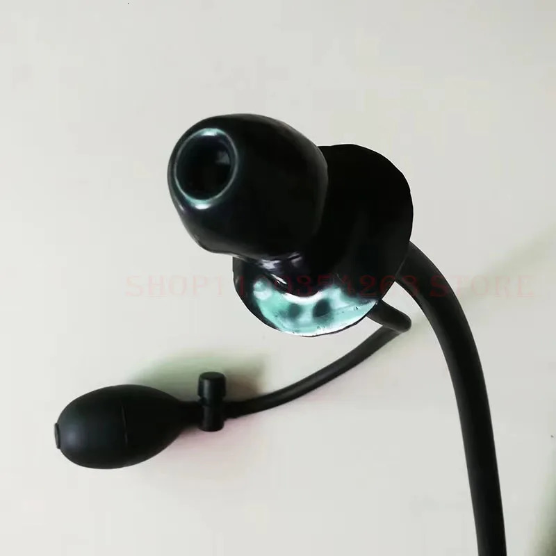 Adult Toys BDSM Latex Inflatable Insert Mouth Gag Irrigation Pipe Slave Bondage Restraints Seys Toys Adult Sex Games Mouth Plug Ball 231213 - view 5