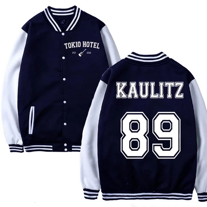 Men's Jackets Rock Band Tokio el Kaulitz 89 Jacket Harajuku Men Jacket Streetwear Top Unisex Clothes Fashion Rapper Jacket Oversize Clothes 23121