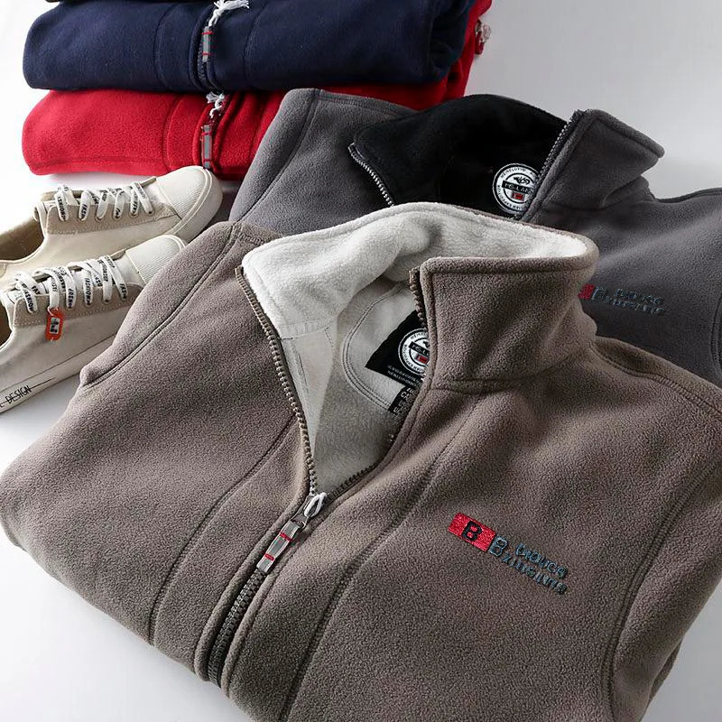 Mens Jackets Winter Autumn Oversize Outer Fleece Men Fluffy Coats Plus Size Clothing Warm Solid Casual Jacket 231212