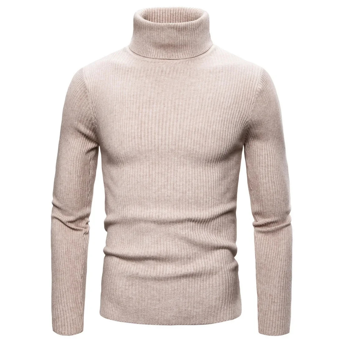 Men's Sweaters Autumn and Winter Men's Turtleneck Sweater Male Korean Version Casual All-match Knitted Bottoming Shirt 231212