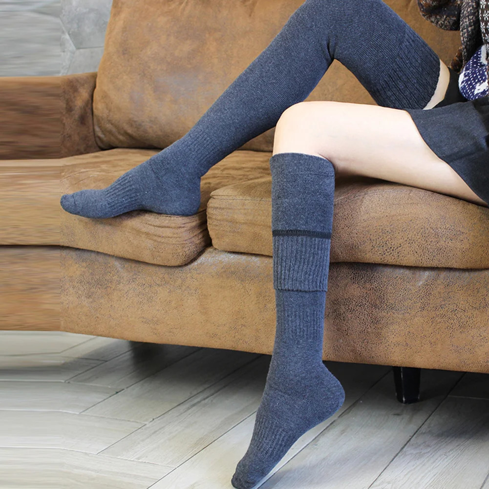 Socks Hosiery Thigh High Over The Knee High Socks For Women Long Stockings Cute Kawaii Thick Leg Warmers Cotton Tall Tube Girl Sock 231213