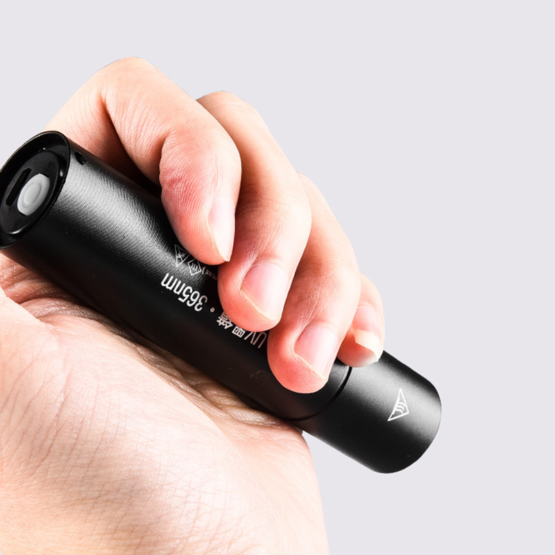 365NM UV Flashlight Black Light USB Rechargeable Handheld Torch Portable Laser Pointer for Detector for Dog Urine Pet Stains Bed Bug