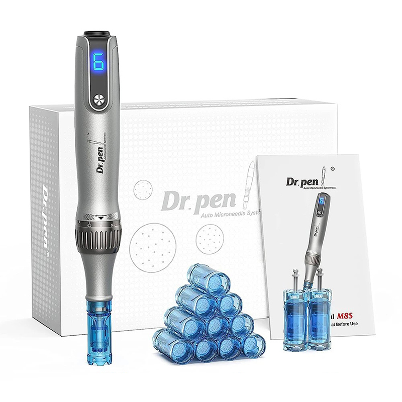 Electric DrPen Ultima M8S Derma Microneedling Pen Facial Beauty Face Skin Care Needles Device Mesotherapy Facial Treatment Machine MTS Tool Dermapen H