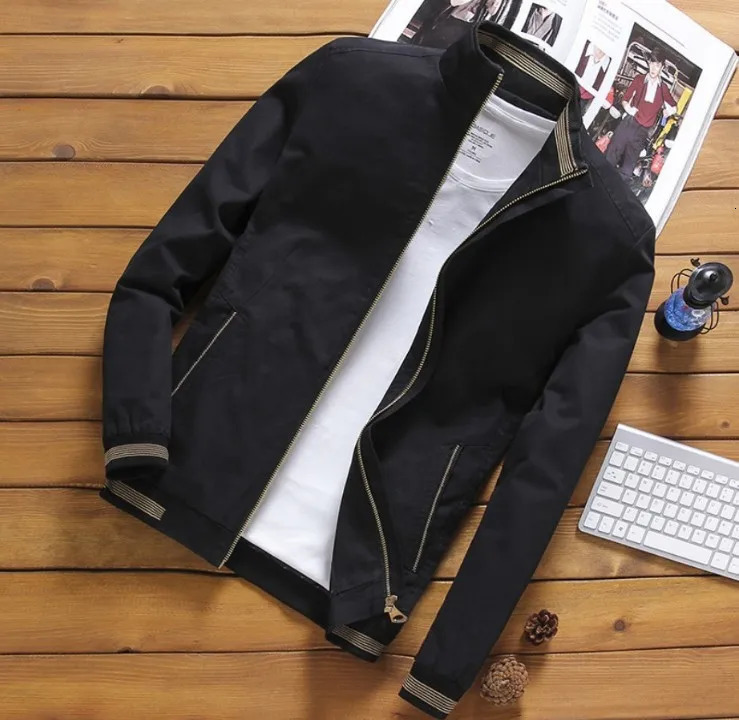 Men's Jackets Autumn Winter Fleece Jacket Men Coat Jackets Solid Color Fashion Casual Coat Military Baseball Coats Clothing 231212