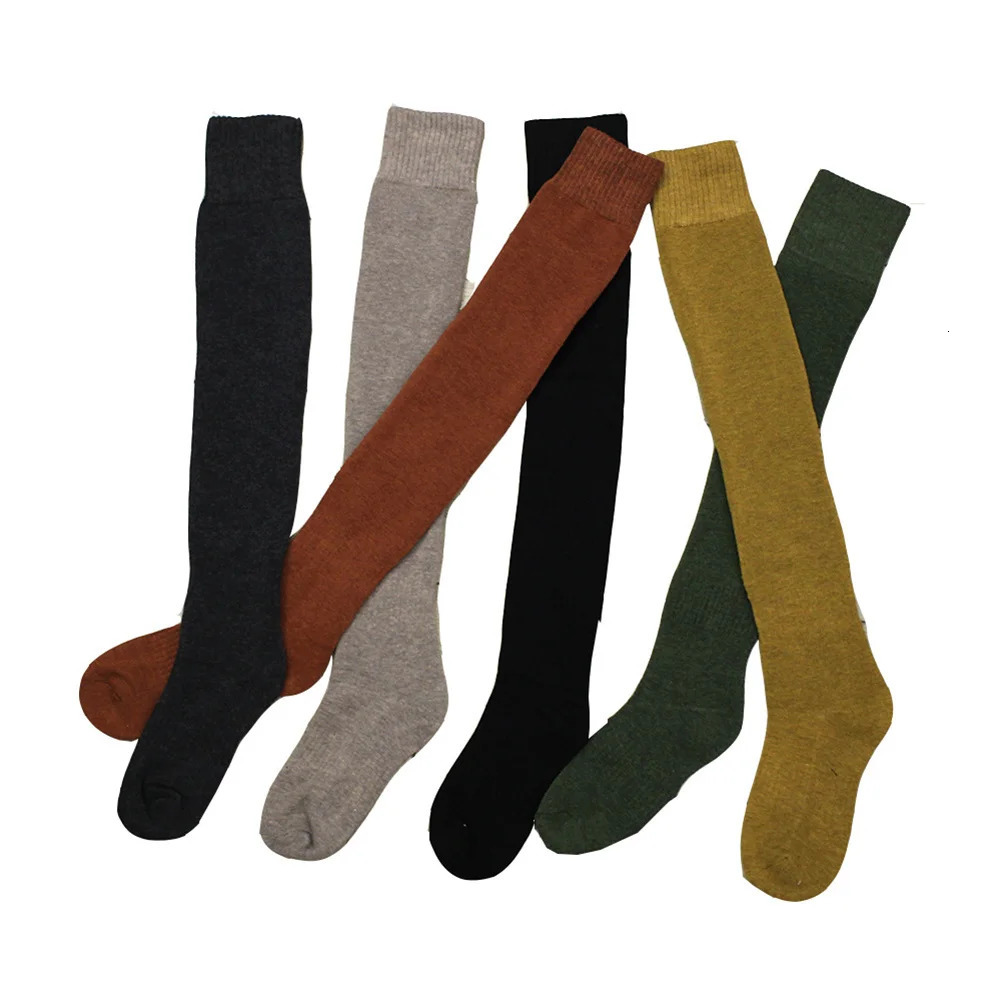 Socks Hosiery Thigh High Over The Knee High Socks For Women Long Stockings Cute Kawaii Thick Leg Warmers Cotton Tall Tube Girl Sock 231213