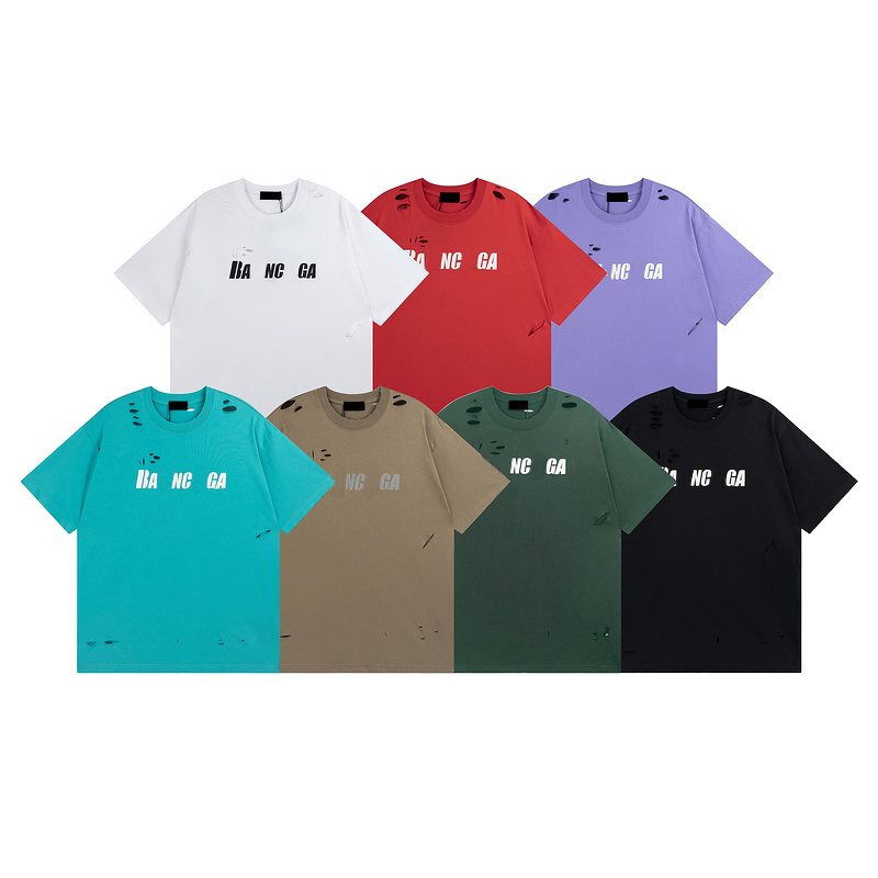 Top version official quality mens women designer Plus Size t shirt clothes shirts t shirts Fashion paint couple short sleeves tee loose oversized chothing