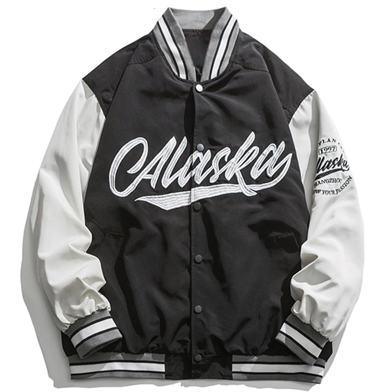 Men's Jackets Embroidery Bomber Jacket Men Spring Loose Windbreaker Coats Clothing American Patchwork Women's Jacket Hip-Hop Streetwear 2312
