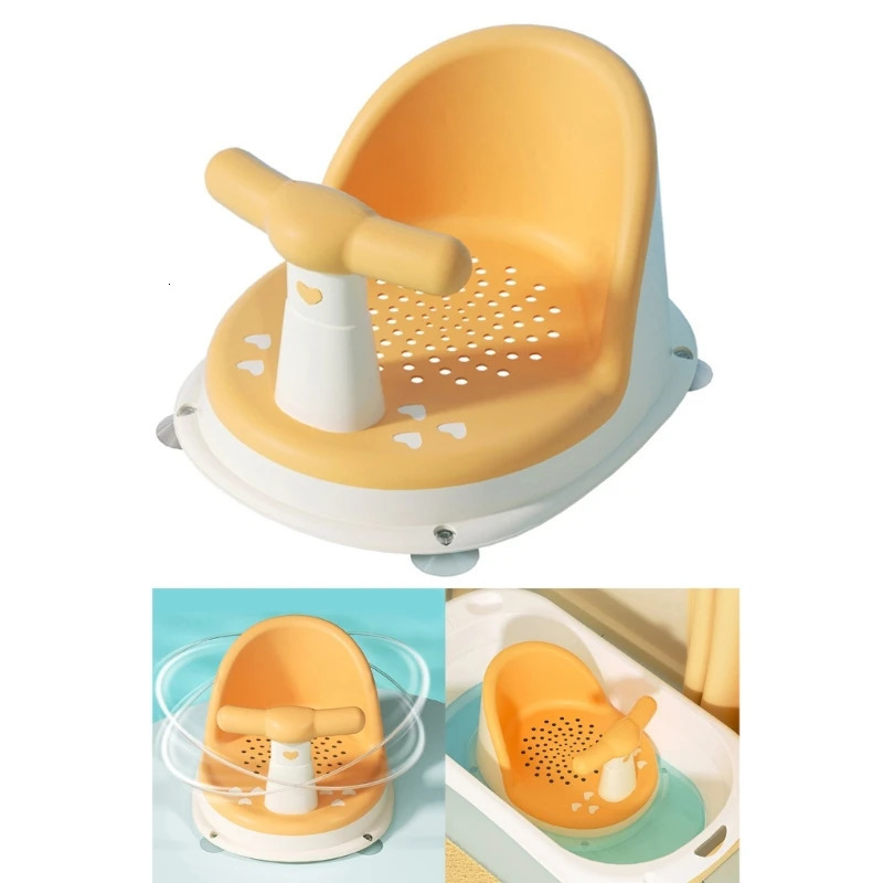 Bathing Tubs Seats Infant Bath Tub Comfortable Baby Bath Chair Anti Slip Bathing Great Shower Gift for borns 6-18 Months 231212