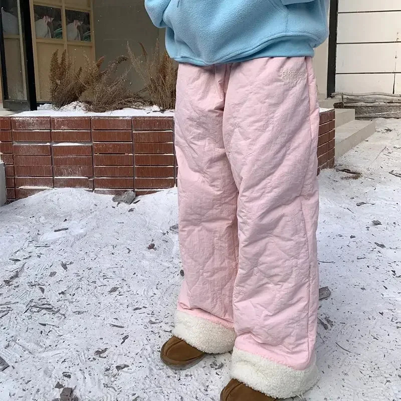 Cozy Fleece Winter S For Women: Brushed Warm Cotton-Padded Pants