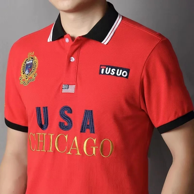 Men's Polos Summer Short Sleeve Polo Shirt Men's Sports Casual Pure Cotton Slim Large Size Men's Style Australia 231212