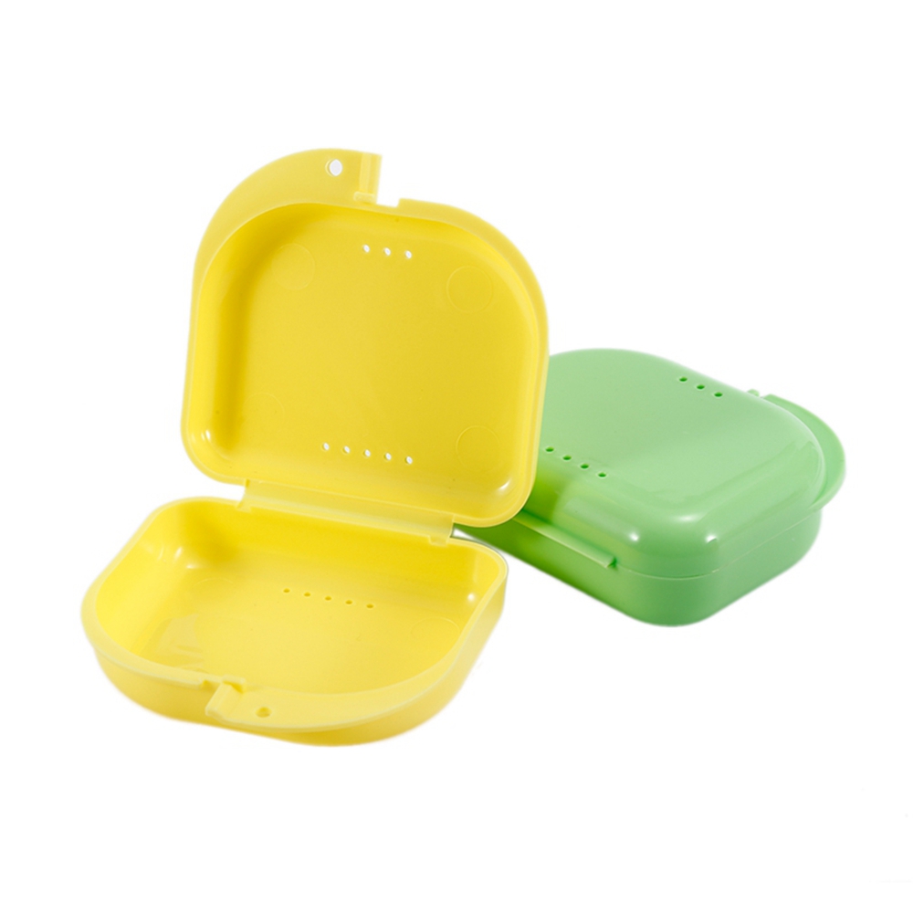 6 Colors Dental Retainer Orthodontic Mouth Guard Denture Storage Case Box Plastic Oral Hygiene Supplies Organizer Accessories w171