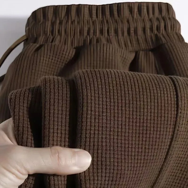 Women's Pants Capris Straight Solid Women Sports Pants Autumn Spring Casual Plus size High Waist Loose Slimming Narrow Wide Leg Long Pants 231212