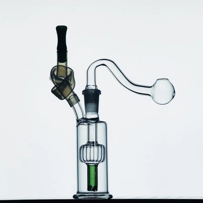 Mini Mushroom Colorful Glass Bongs Pipes Water Smoking Pipe Glass Heady 10mm