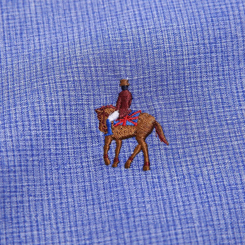 Men's Dress Shirts Bamboo Fiber Stretch Casual Long Sleeve Embroidered Standardfit Soft Wrinkle Resistant Buttondown Shirt 231212