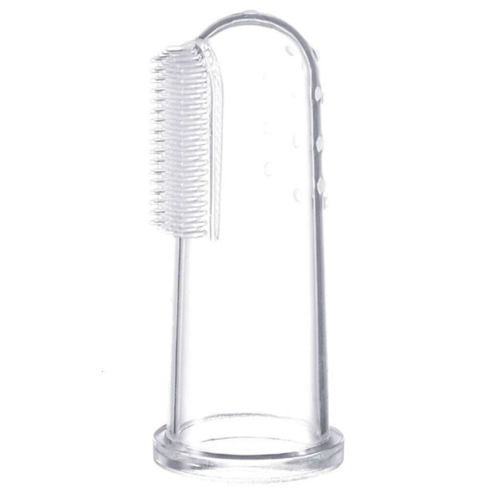 Cute Baby Finger Toothbrush With Box Children Teeth Clear Massage Soft Silicone Infant Rubber Cleaning Brush Massager Set Cepillo De Dientes Para Dedo