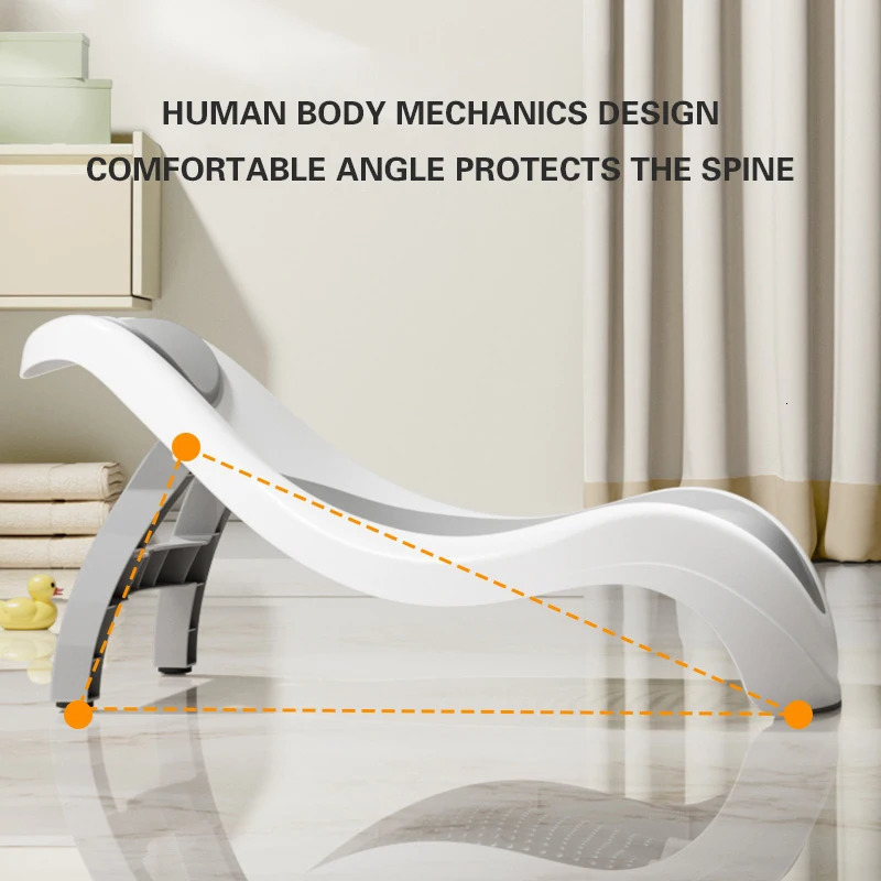 Bathing Tubs Seats 2024 Folding Baby Bath Tub Portable Baby Shower Tubs With Temperature Sensing Non-slip Cushion born Bathtub Safe Kids Bathtub 23121