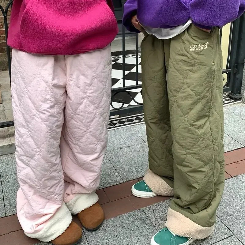 Cozy Fleece Winter S For Women: Brushed Warm Cotton-Padded Pants