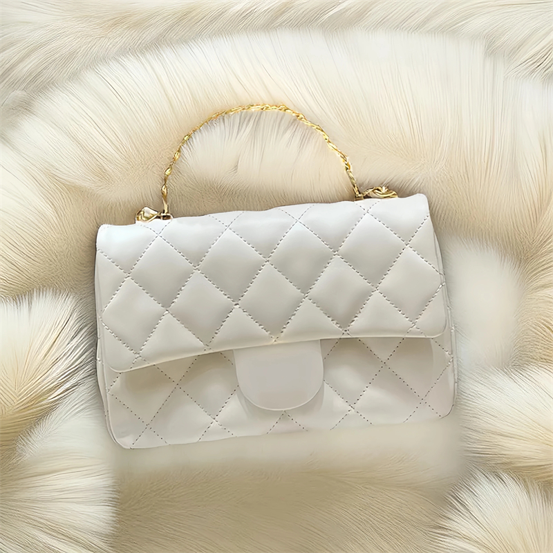 10A Retro Mirror quality Designer Chain Bag Small Flap Bag Luxury Crossbody Bag Lambskin Shoulder Handbag With BOX C125