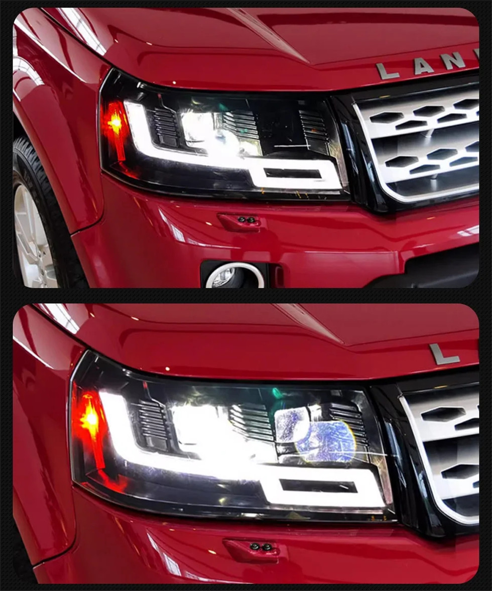Car Lights for Freelander2 LR2 20 07-20 15 LED Auto Headlight Assembly Upgrade Front Lamp Exterior Accessories