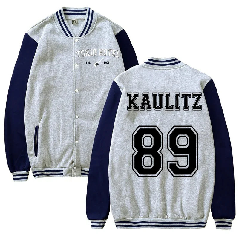 Men's Jackets Rock Band Tokio el Kaulitz 89 Jacket Harajuku Men Jacket Streetwear Top Unisex Clothes Fashion Rapper Jacket Oversize Clothes 23121