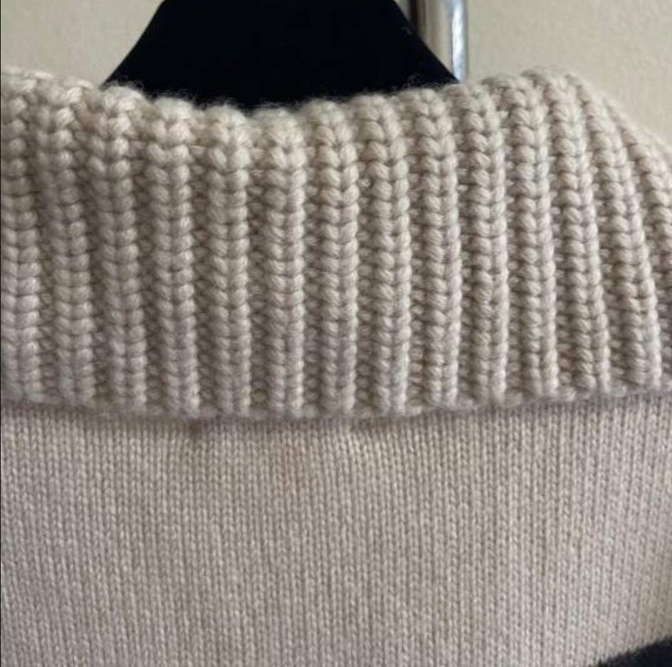 KHAIT * Woolen sweater women's new loose collar long sleeved pullover sweater for autumn and winter -24