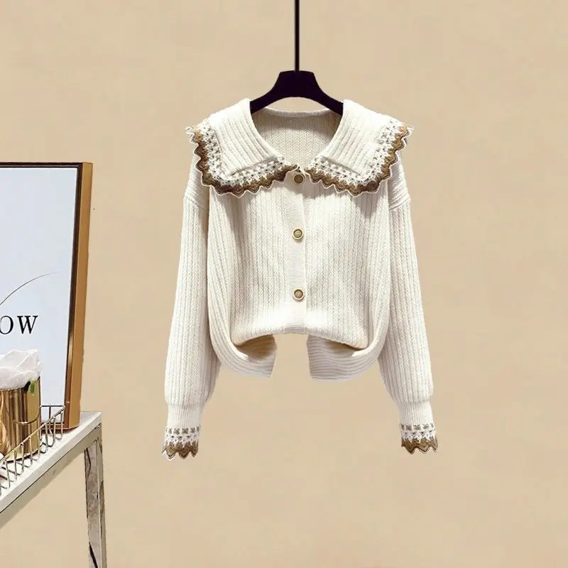 Two Piece Dress Autumn and Winter Suit Women Korean Fashion Casual Long Sleeve Sweater Slim Skirt Elegant Women's Two Piece Set 231213