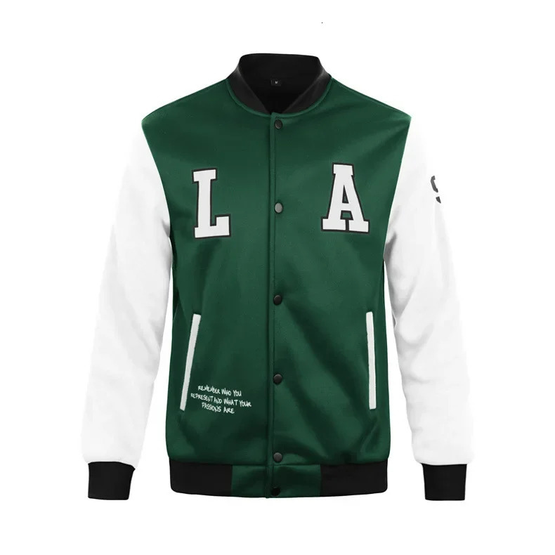Men's Jackets Autumn Leisure Sports Couple Suit Personalized Letter Stand-up Collar Cardigan Coats Winter Embroidered Baseball Jacket for Men 231