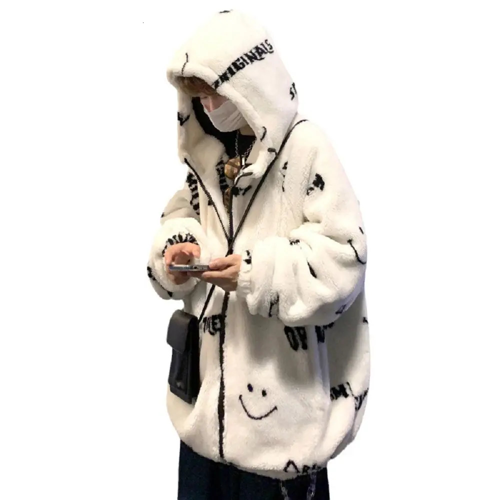 Women's Down Parkas Korean Autumn And Winter Lamb Down Cotton-padded Clothes Men Women Street Personality Loose Cotton-padded Jacket Couple Coat 