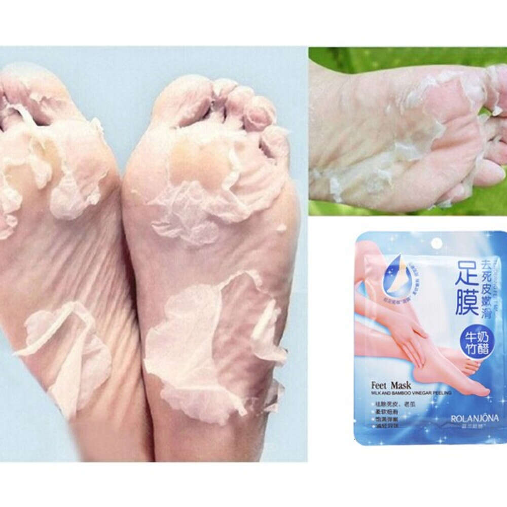 1000pcs 500pairs Foot Skin Smooth Milk Bamboo Vinegar Remove Dead Skin Exfoliating Feet Mask Foot Remove Old Skin Mascarilla Exfoliante Para Pies Whol