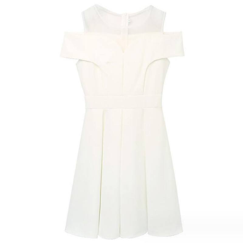 Off Shoulder Teenager Clothing Summer Big Girls Dresses White Teenage Clothing 12 14 16 18 20 Years Old Casual Formal Dress G1218