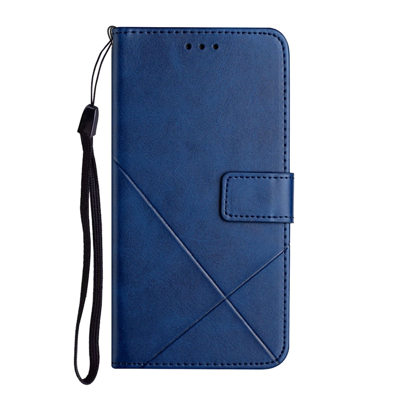 Vertical Leather Wallet Cases For Samsung S26 S25 FE S24 Ultra A07 A17 A06 S23 Plus A57 A37 A27 A15 A56 A26 A36 Business Geometric Line Flip Card Hold
