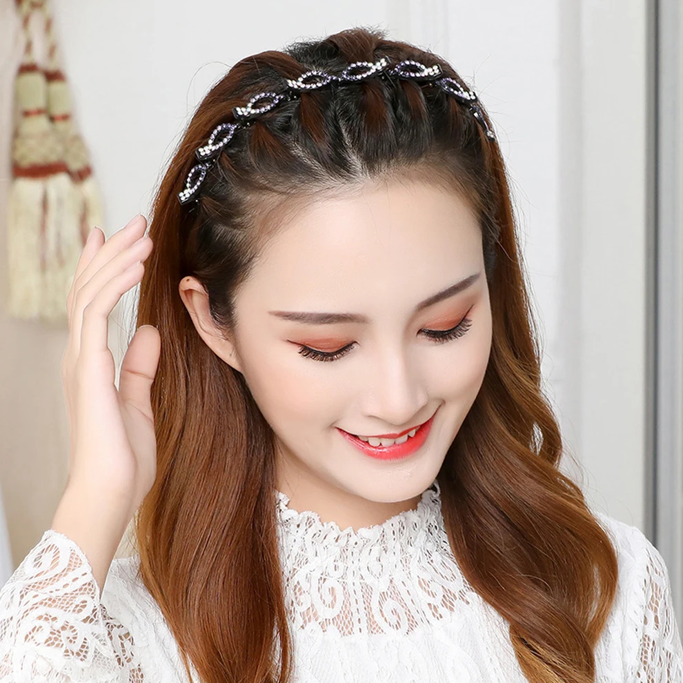 Headbands Molans anti slip Alice headband pearl headband womens headband ring claw clip double bangs hair accessories hair clip 231213