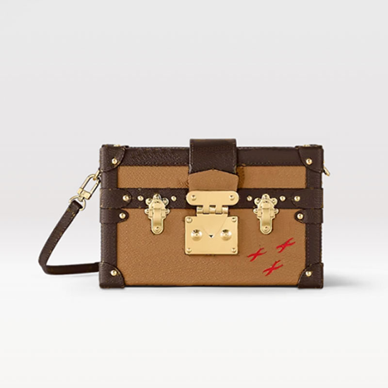 10a Quality Box Crossbody Bags Designer Bag Hard Handbags Purse Letters Coated Canvas Cowhide Leather Women Shoulder Bag Hand Clip Wallets Clutch