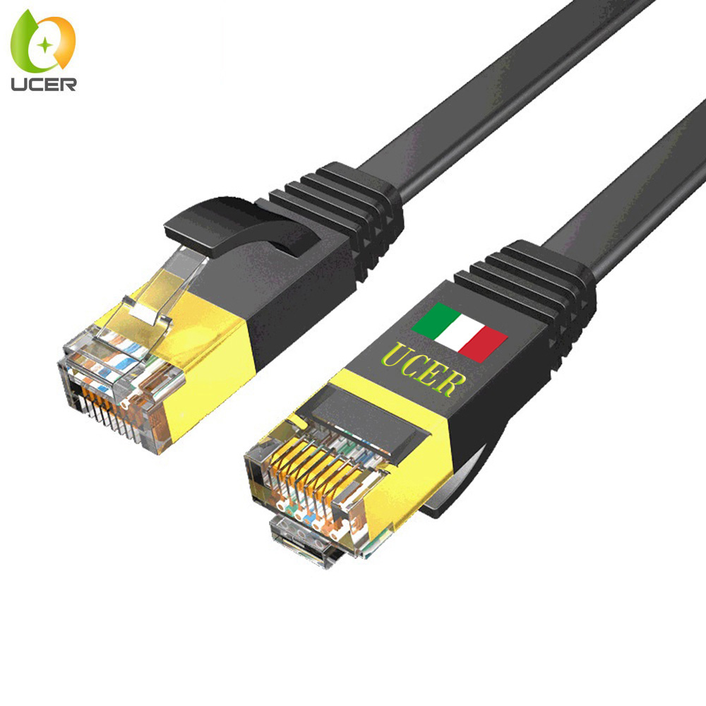 etwork CableConnectors UCER Ethernet Cable Lan Cable SFTP Round RJ45 Network Cable for Router Modem PC PS4 Patch Cable