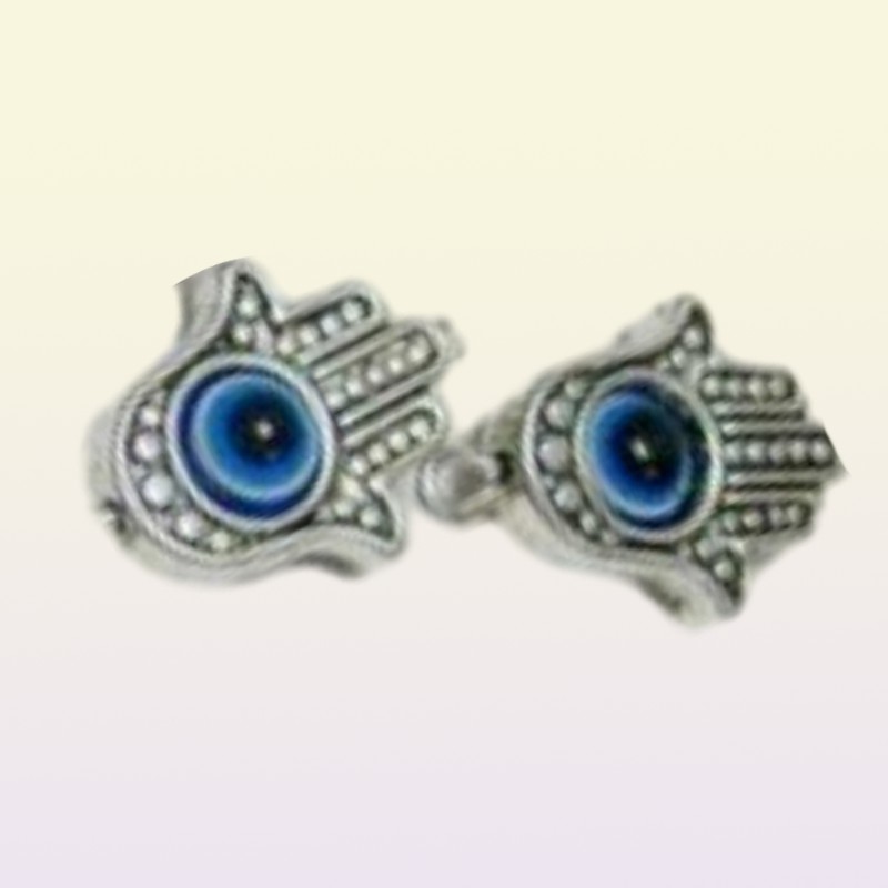 100pcs Hamsa Hand EVIL EYE Kabbalah Luck Charms Pendant For Jewelry Making Bracelet 19x12mm276k
