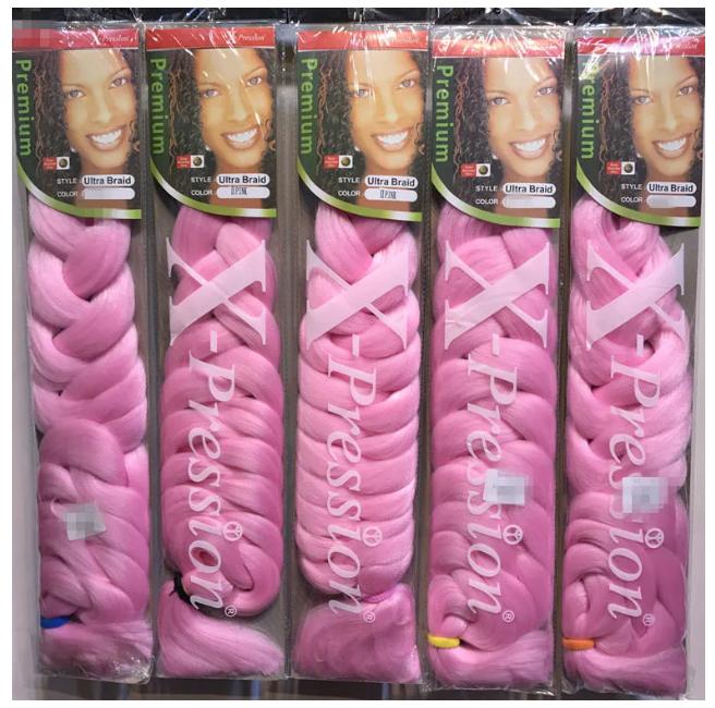 Braid Hair 82 Inches 165g Pack Synthetic Hair Crochet Braids Single Color Premium Ultra Jumbo Braid Hair Warkocze Cabello Trenzado Ultra Jumbo Premium