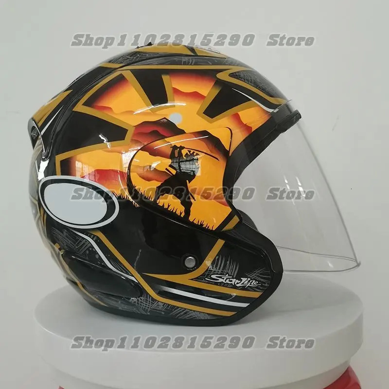 Cycling Helmets Ram3 Pedrosa Samurai Half Helmet Men and Women Motorcycle Off Road Summer Downhill Racing Mountain Cross Casco Capacete 231214