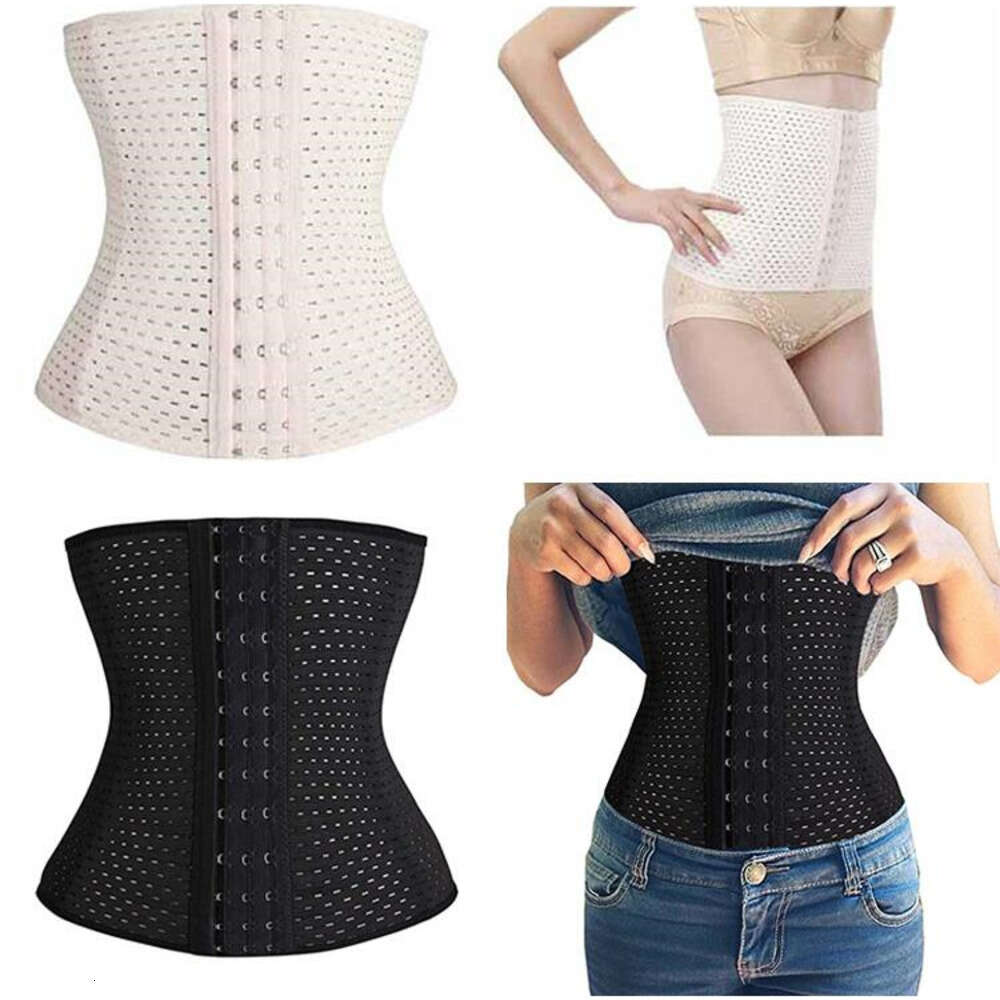Bodysuit Women Waist Trainer Slimming Shapewear Training Cincher Body Hot Shaper Bustier Hollow Corset Slim Belt Beige/Black Fajas Adelgazantes Wholes