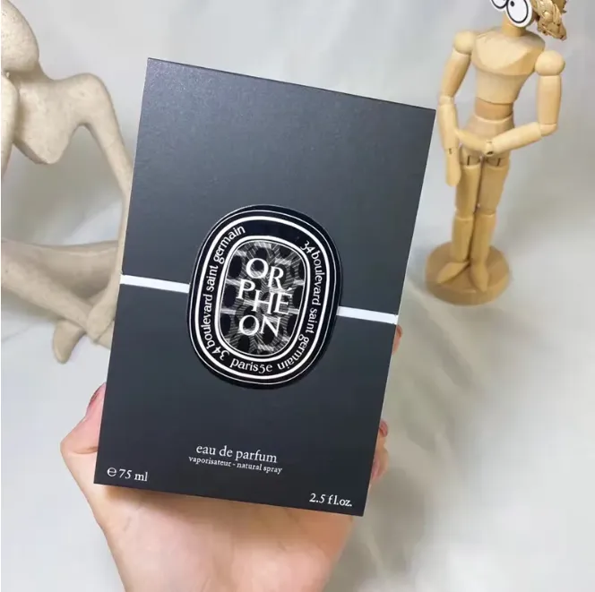 2025 Unisex Perfume Cologne Designer Brand Spray Orpheon 75Ml Black Bottle Men Women Fragrance Charming Smell Longer Lasting Wholesale Quick Delivery