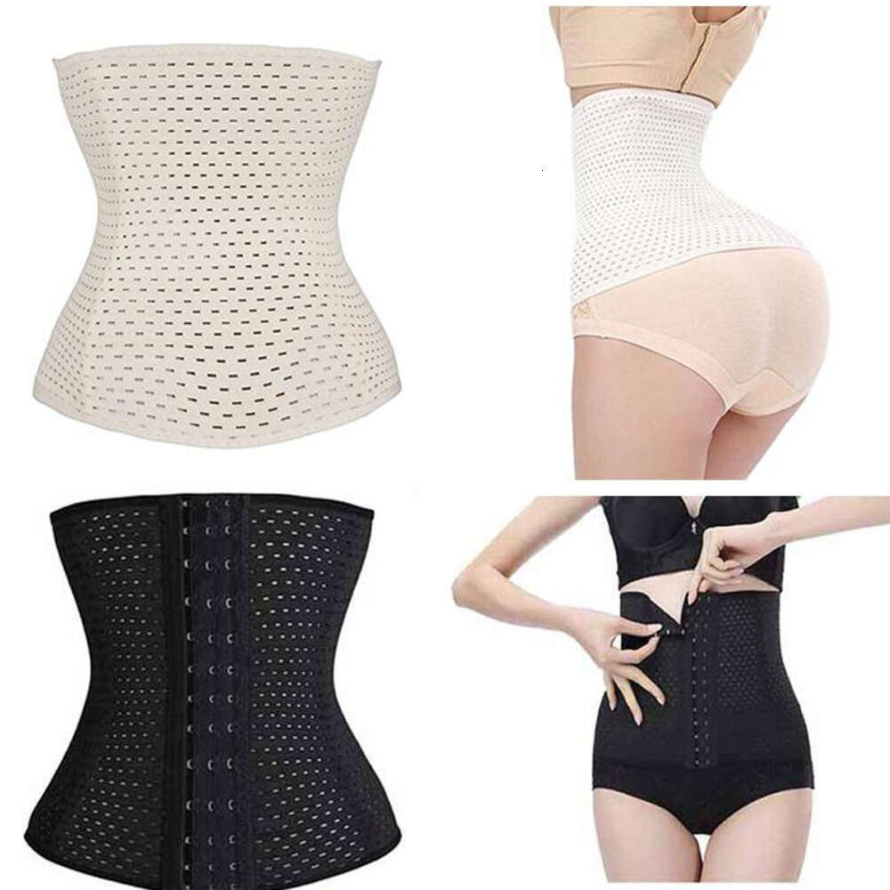Bodysuit Women Waist Trainer Slimming Shapewear Training Cincher Body Hot Shaper Bustier Hollow Corset Slim Belt Beige/Black Fajas Adelgazantes Wholes