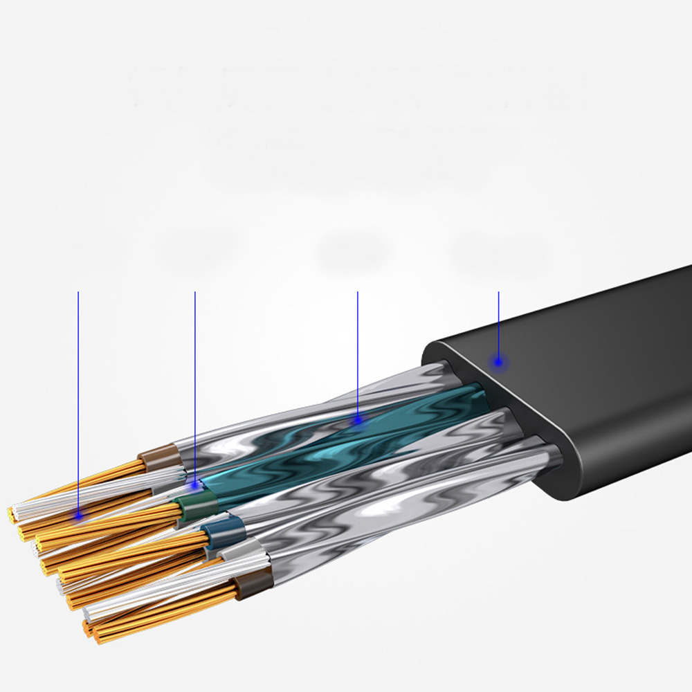 Network Cable Connectors Communications Computers UCER Ethernet Cable Lan Cable SFTP Round RJ45 Network Cable