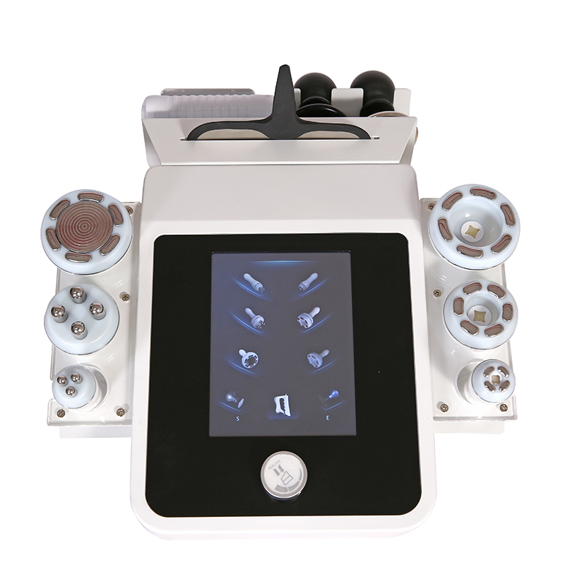 Multifunctional 9 in 1 Fat Remover 5D Liposuction 40K Cavitation Vacuum Slimming Skin Lifting Detox Radio Frequency Physiotherapy Massager