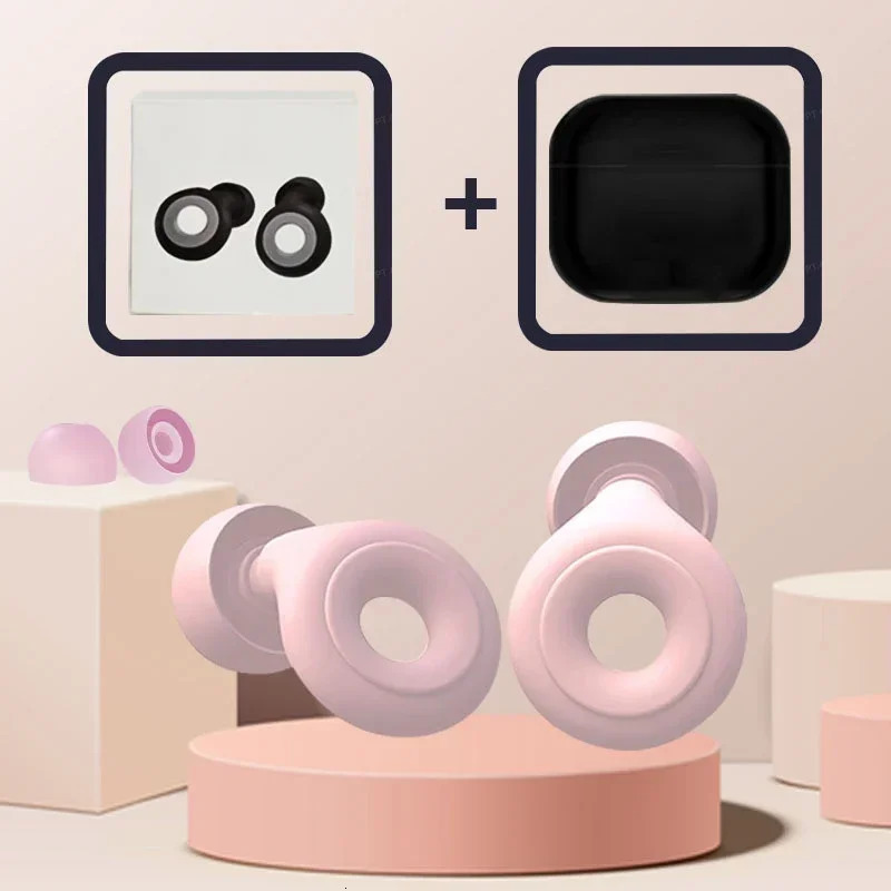 Nose clip Swimming Ear Nose Clips Professional Waterproof Earplug Silicone Earplug Exquisite Set Noise Reduction Earplugs For Sleeping 231213